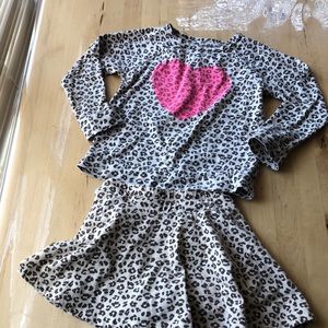 2 piece play skirt set